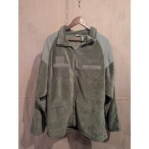 XL Green Fleece Military